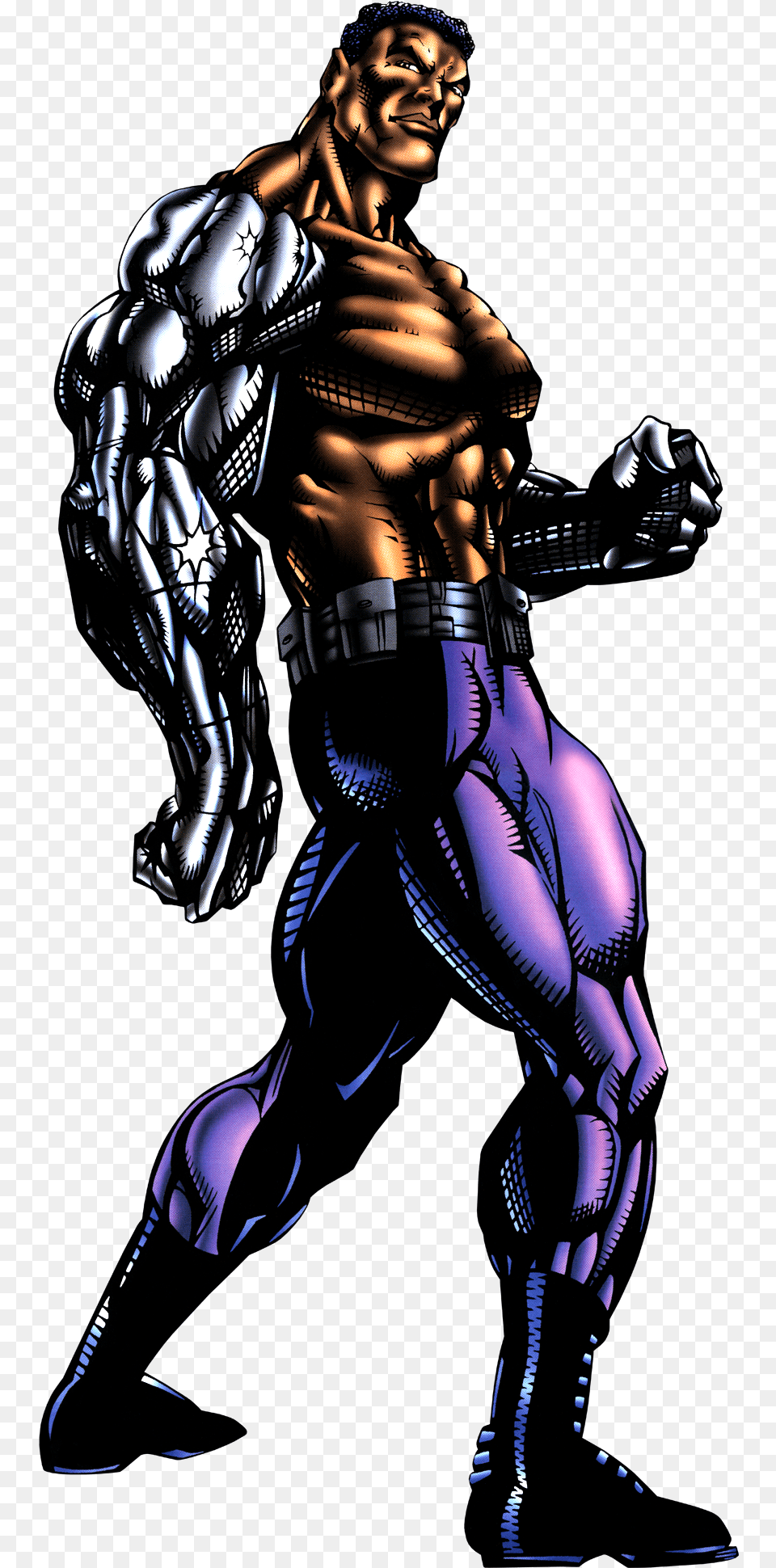 Jax Jax Mortal Kombat Comic, Adult, Male, Man, Person Png Image