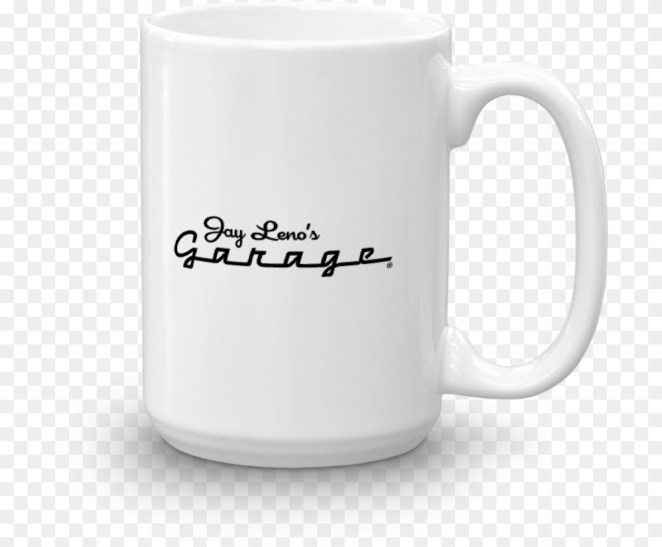 Jay Lenos Garage New Logo White Mug You Just Got Litt Up Mug, Cup, Beverage, Coffee, Coffee Cup Free Png