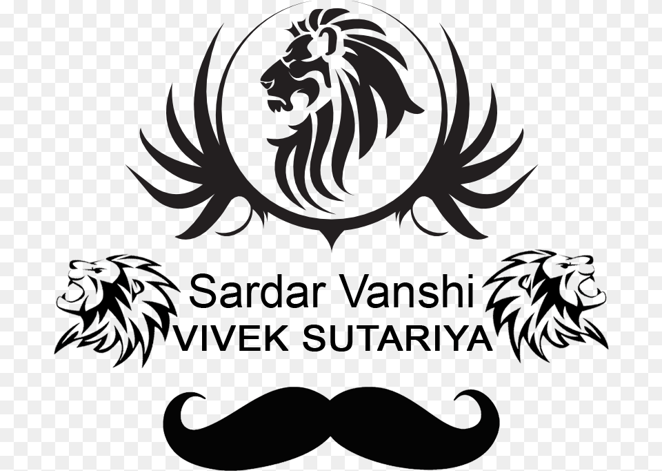 Jay Sardar Lion Logo Background, Head, Person, Face Free Transparent Png