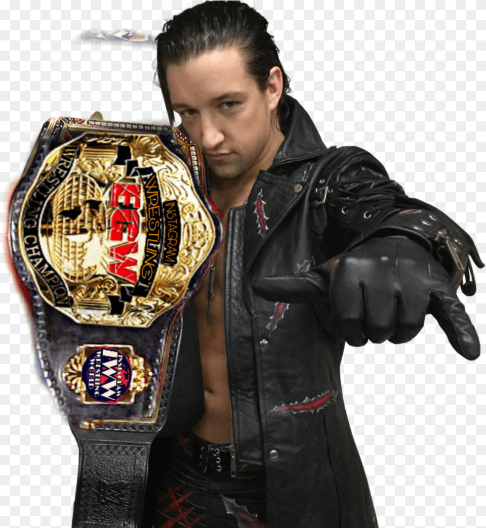 Jay White Is The First Ever Ecw Champion To Hold The Iwgp United States Heavyweight Championship, Clothing, Coat, Jacket, Person Png Image