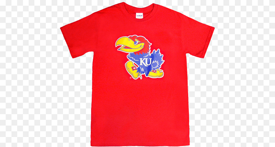 Jayhawk Logo Tee T Shirt, Clothing, T-shirt Free Png