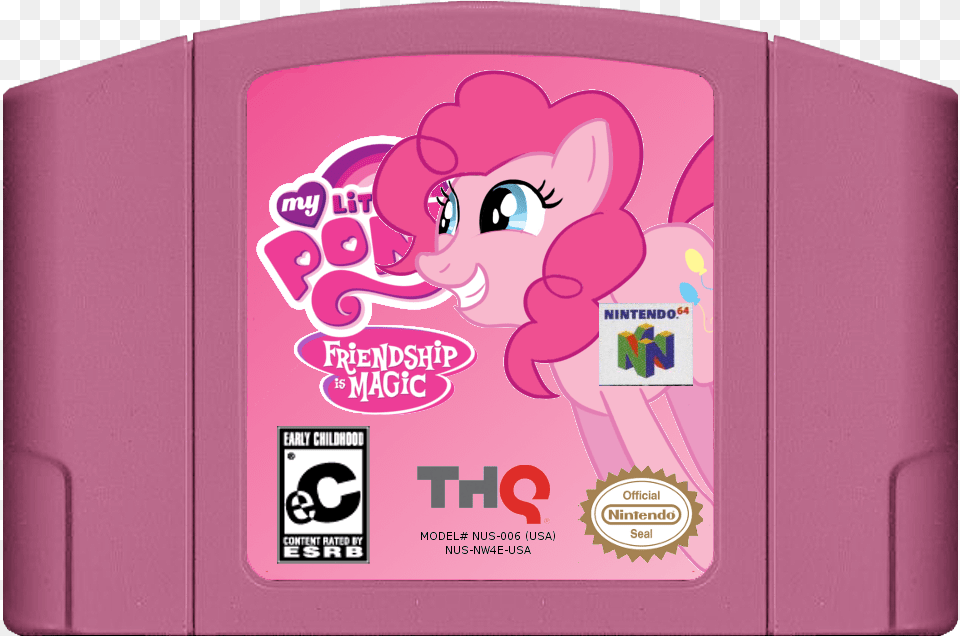 Jaythebrainmann Nintendo Nintendo 64 Pinkie Pie My Little Pony Friendship Is Magic Starring Andrea Png