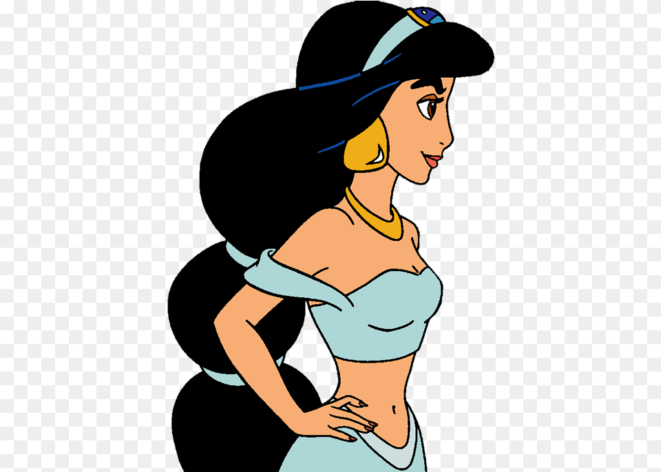 Jazmn Clipart Princess Jasmine Side View, Adult, Person, Female, Woman Free Transparent Png