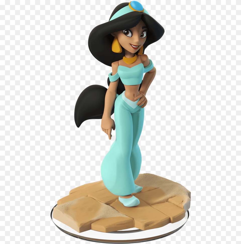 Jazmn In Disney Infinity Disney Infinity Jasmine, Figurine, Adult, Female, Person Free Png