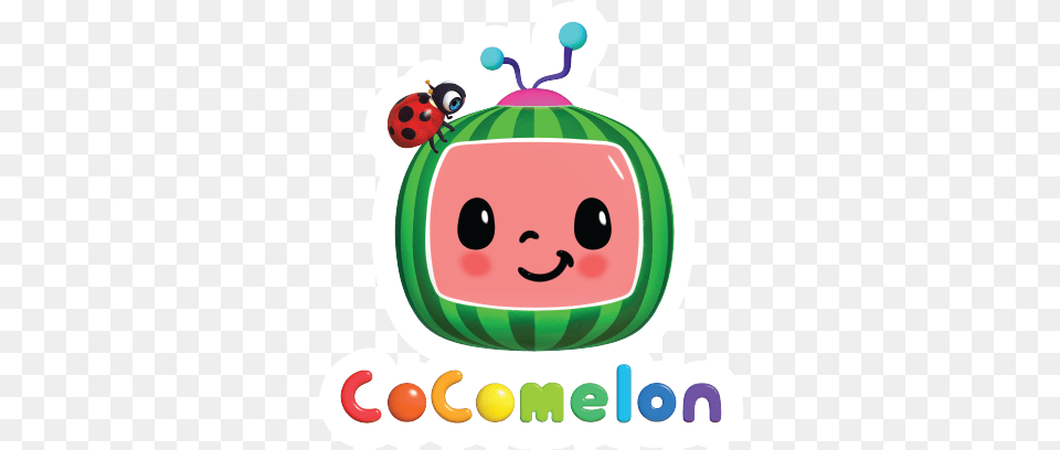 Jazwares Action Figures Kids Toys Collectibles Cocomelon Logo, Food, Fruit, Plant, Produce Free Transparent Png