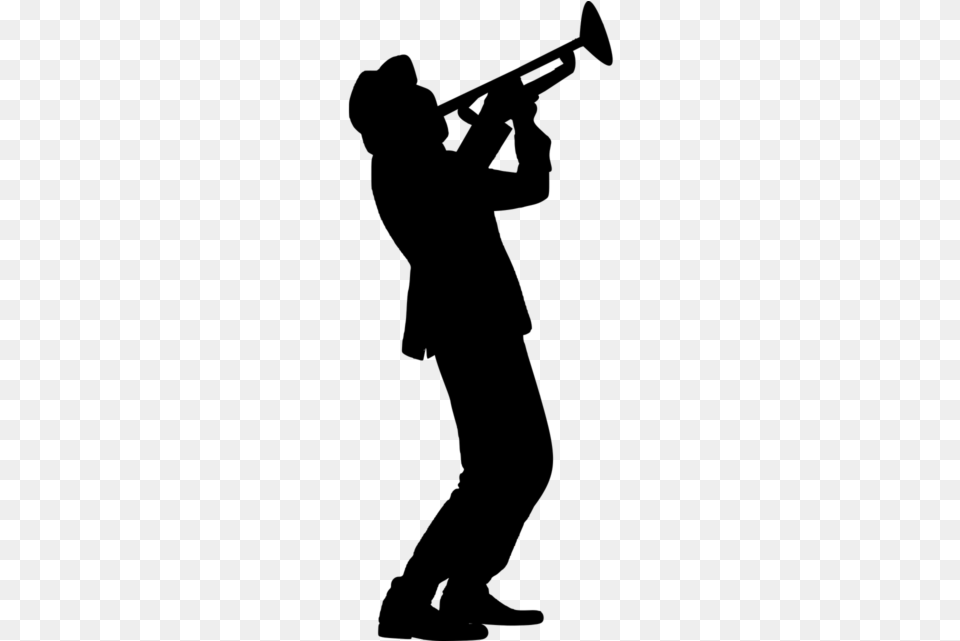 Jazz And The Brain Silhouette Jazz, Gray Free Png Download
