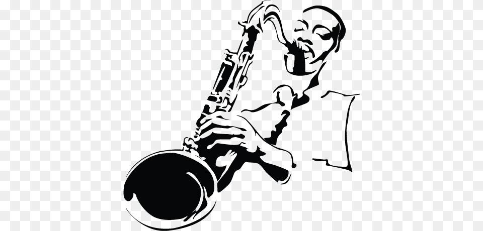 Jazz Art Black And White, Musical Instrument, Person, Face, Head Free Png