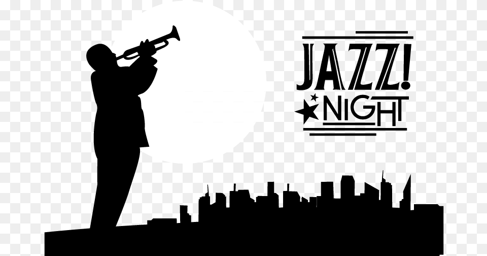 Jazz Clipart New Orleans New Orleans Jazz Player Silhouette, Brass Section, Horn, Musical Instrument, Trumpet Free Png
