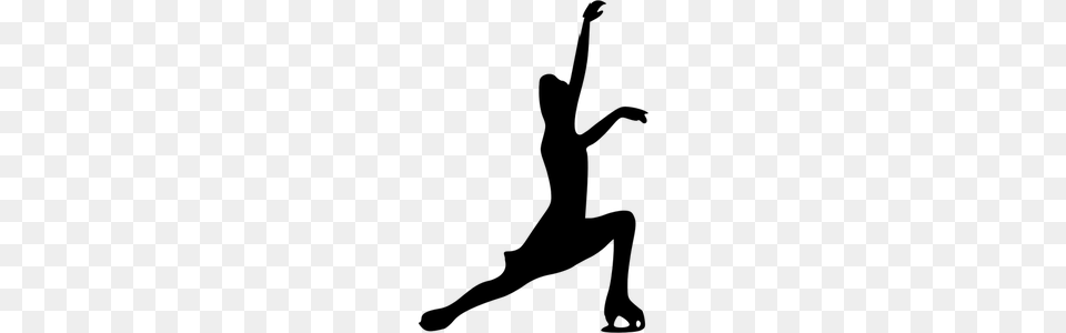 Jazz Dancer Silhouette Clip Art, Gray Free Transparent Png