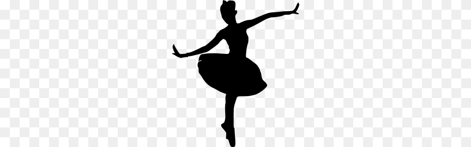 Jazz Dancer Silhouette Clipart Clipart, Gray Free Png Download