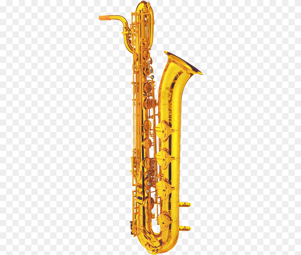 Jazz Hamilton Revolution 65 Baritone Sax Gold Plated Baritone Saxophone, Musical Instrument Png Image