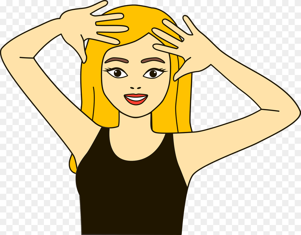 Jazz Hands Clipart, Face, Head, Person, Photography Free Png