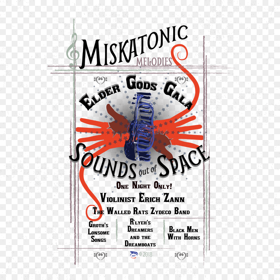 Jazz Hands Miskatonic Elder Gods Gala Poster Poster, Machine, Spoke, Coil, Spiral Free Png Download