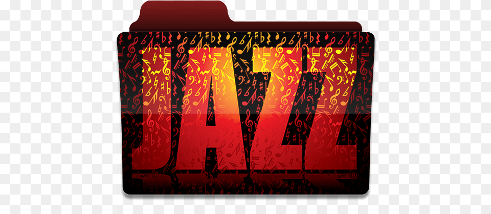 Jazz Music Folder Folders 1 Icon Of Icons Graphic Design, Text, Advertisement, Poster, License Plate Free Transparent Png