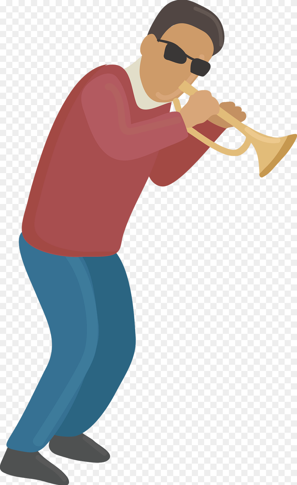 Jazz Musician Clipart, Person, Accessories, Sunglasses, Brass Section Png