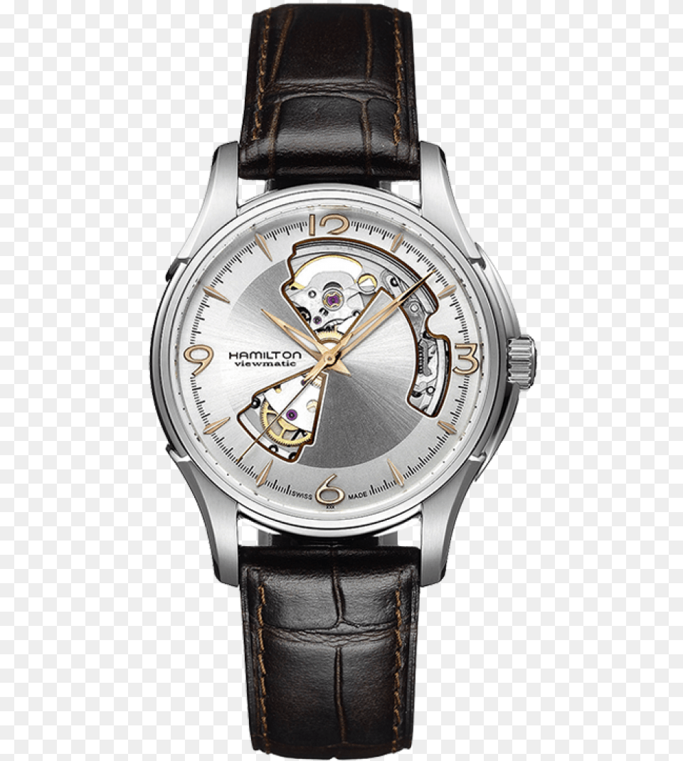 Jazzmaster Open Heart Auto, Arm, Body Part, Person, Wristwatch Free Png Download