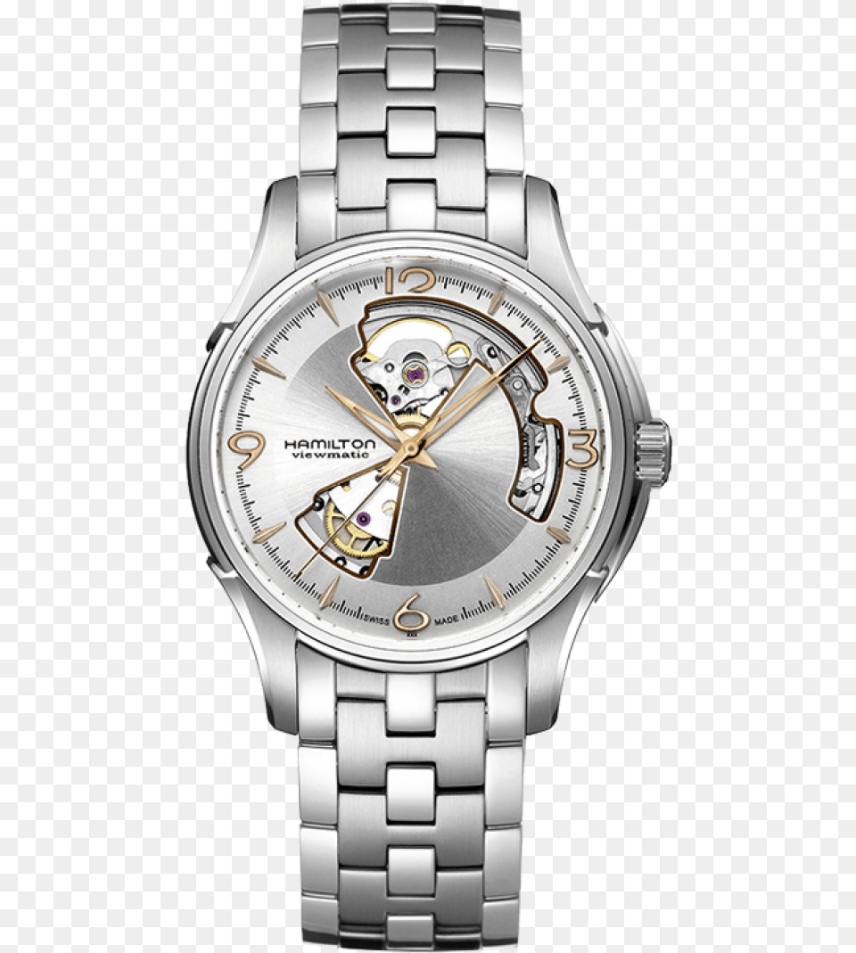 Jazzmaster Open Heart Auto, Arm, Body Part, Person, Wristwatch Free Png Download