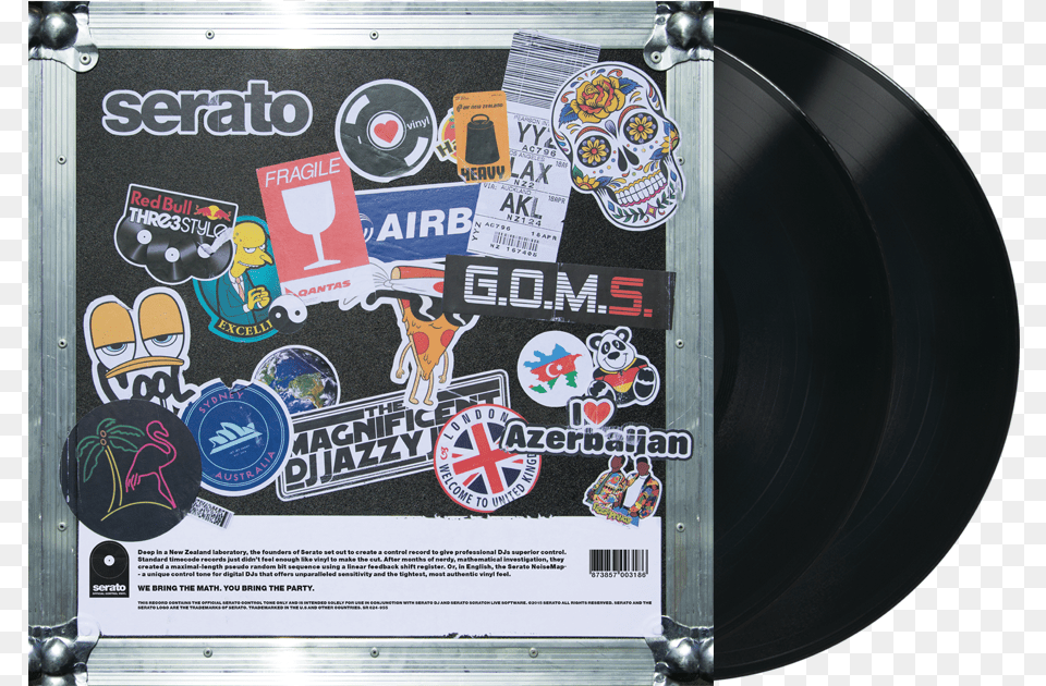 Jazzy Jeff Serato Vinyl, Sticker, Advertisement, Person Free Png Download