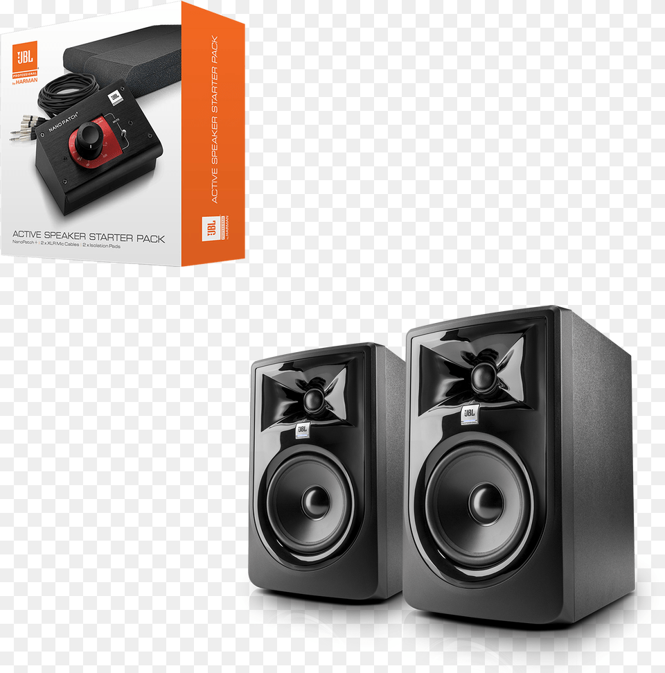 Jbl 305p Mkii Studio Monitors Jbl Active Speaker Starter, Electronics Png Image