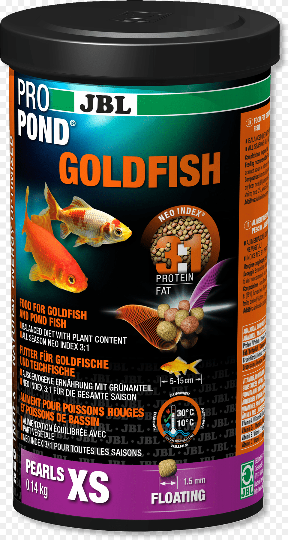 Jbl Propond Goldfish Xs Jbl Propond Goldfish, Animal, Fish, Sea Life, Tin Png