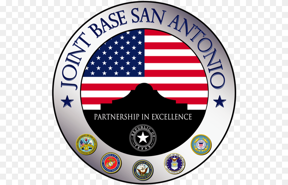 Jbsa Air Force, Badge, Logo, Symbol, American Flag Free Png