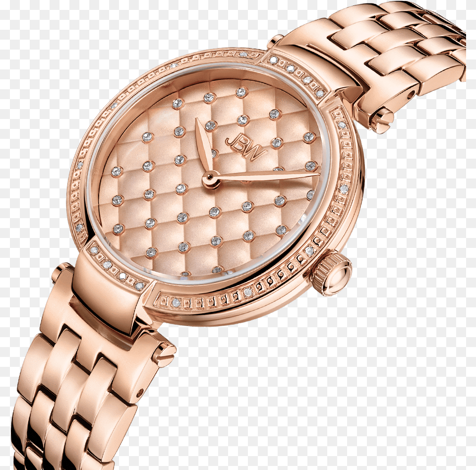 Jbw Gala J6356a Rose Gold Diamond Watch Angle 2ba07c6b, Arm, Body Part, Person, Wristwatch Free Png Download