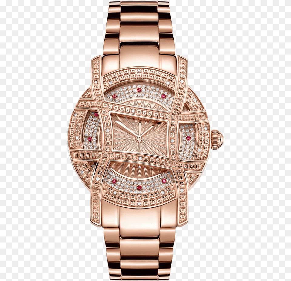 Jbw Olympia Jb 6214 10 A Rose Gold Diamond Watch Diamond Rose Gold Watch, Arm, Body Part, Person, Wristwatch Free Png Download