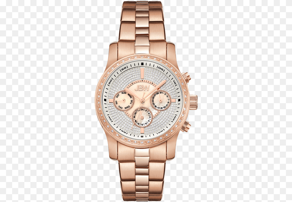 Jbw Vixen J6327c Rosegold Rosegold Diamond Watch Front Michael Kors Watch, Arm, Body Part, Person, Wristwatch Free Png Download