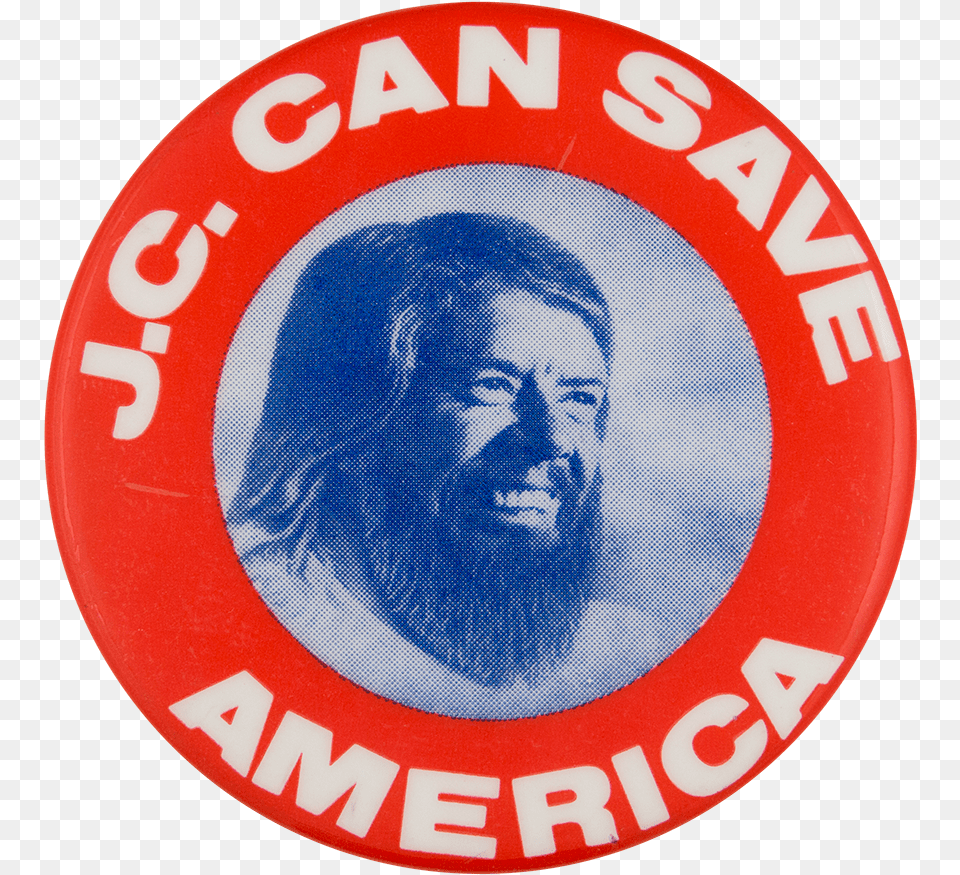 Jc Can Save America Political Button Museum Museum, Badge, Logo, Symbol, Adult Png