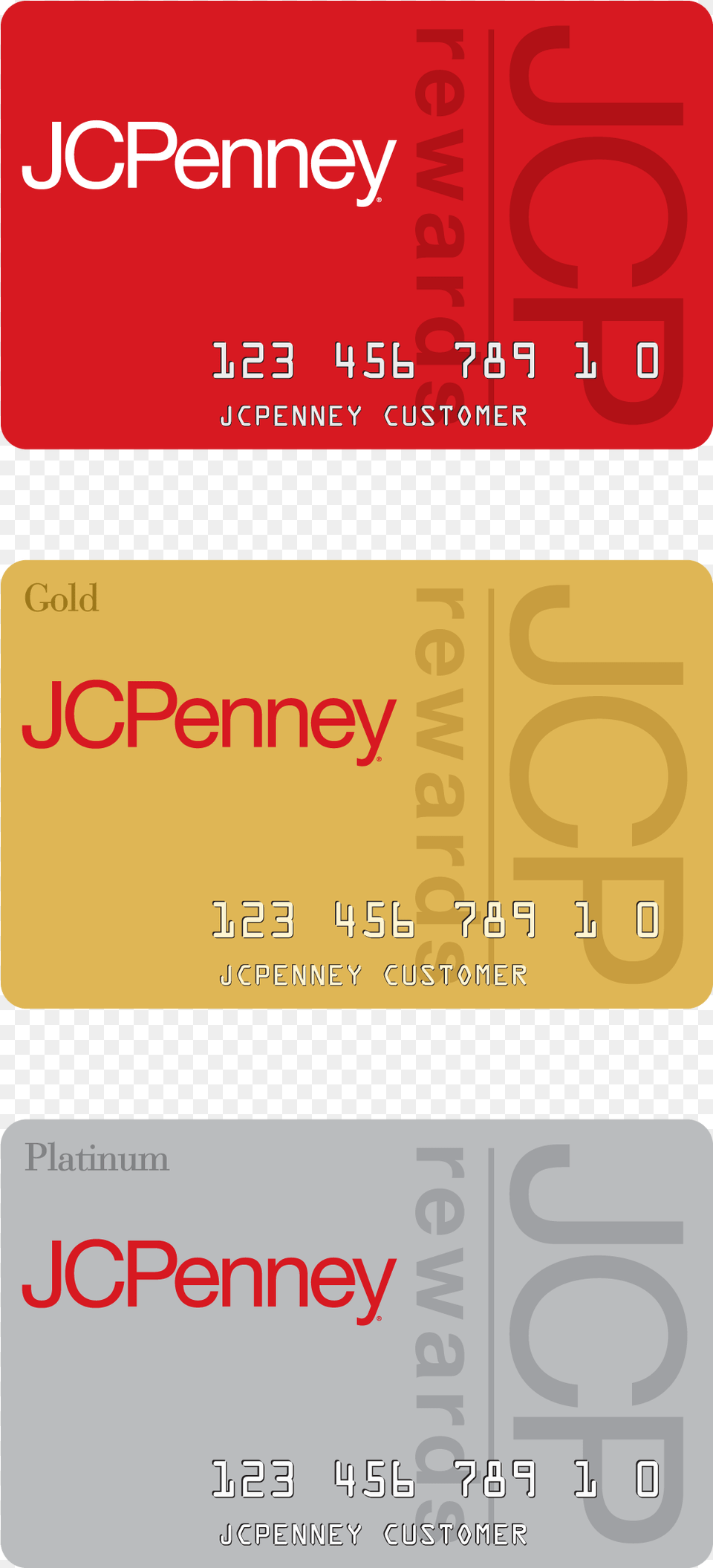 Jc Penneys Credit Card Photo Jcp Credit Card, Text, Paper Png
