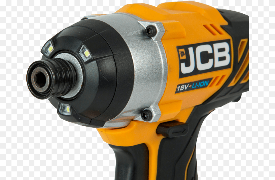 Jcb 18id Front View Screw Gun, Device, Power Drill, Tool, Helmet Png Image