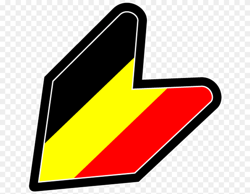 Jdm Belgium Flag Decal Clip Art, Sign, Symbol Png Image