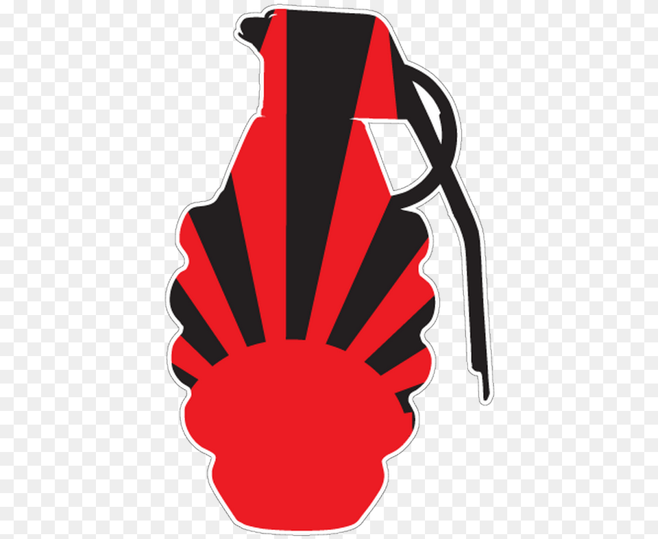 Jdm Grenade Japanese Flag Decal, Weapon, Ammunition Free Png