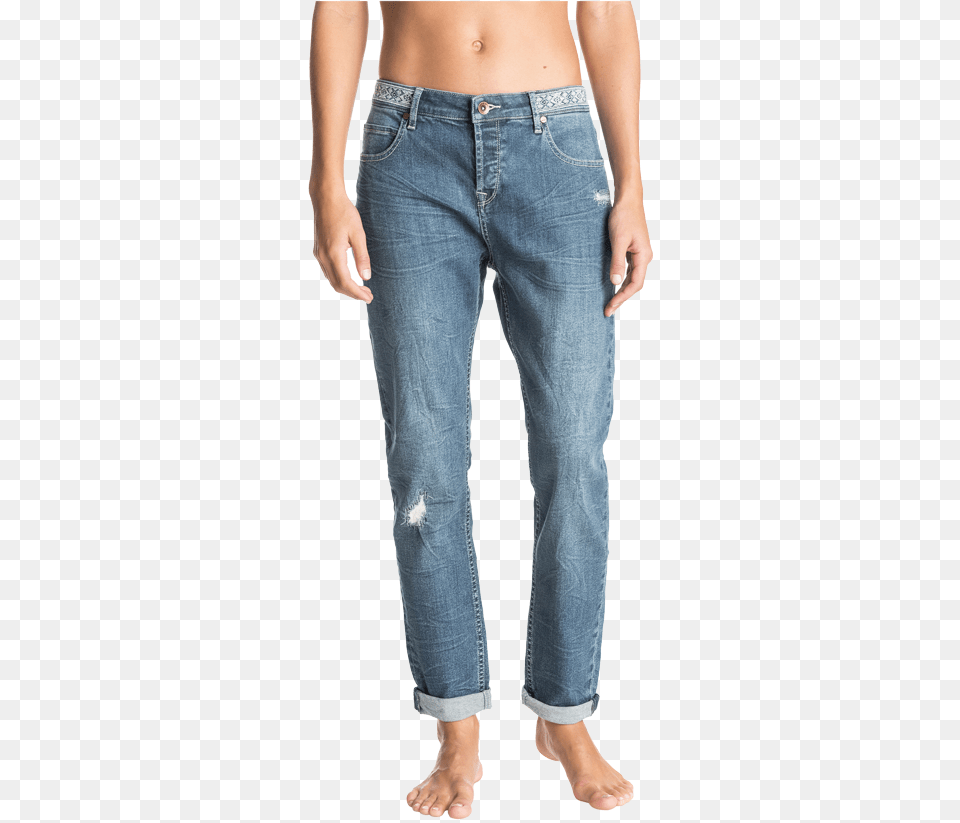 Jean Boyfriend Roxy, Clothing, Jeans, Pants, Person Free Png Download