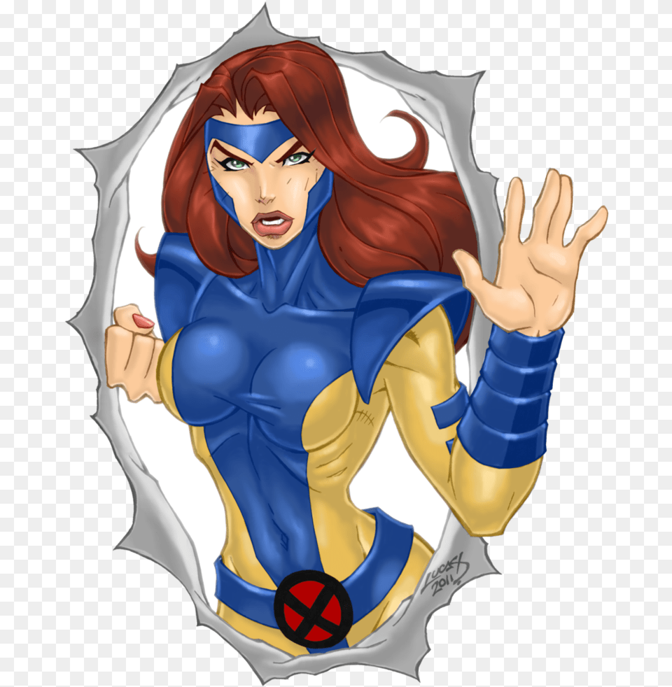 Jean Grey Colored 2011 By Lucasackerman Jean Grey, Publication, Person, Costume, Comics Png