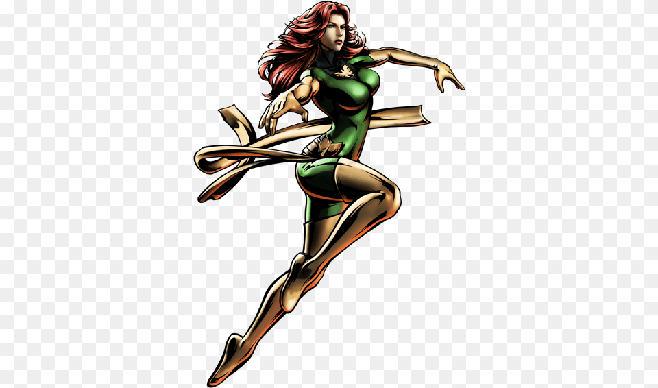 Jean Grey From Marvel Vs Marvel Vs Capcom 3 Phoenix, Adult, Female, Person, Woman Free Png