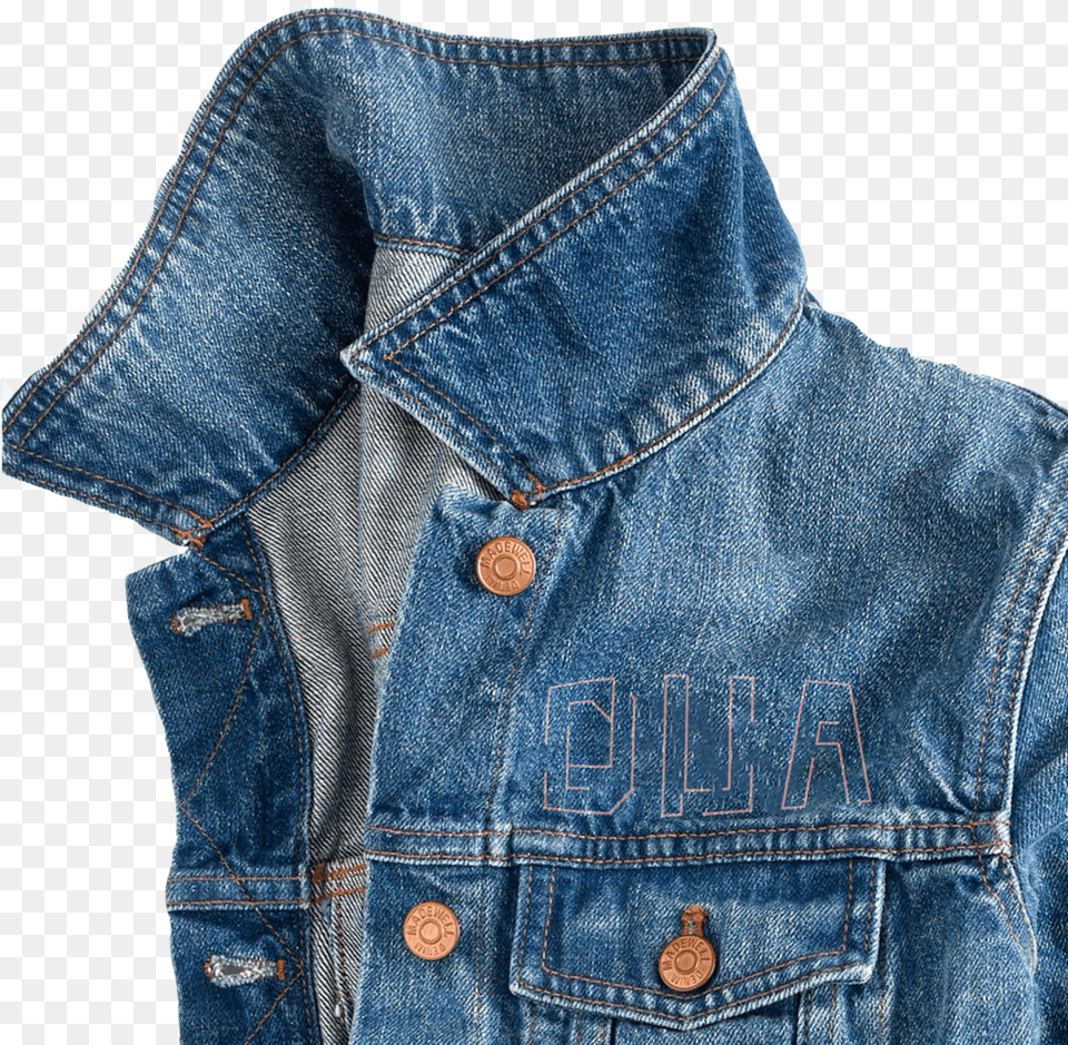 Jean Jacket Up Close Download Madewell Denim Jacket Embroidery, Clothing, Coat, Jeans, Pants Free Png
