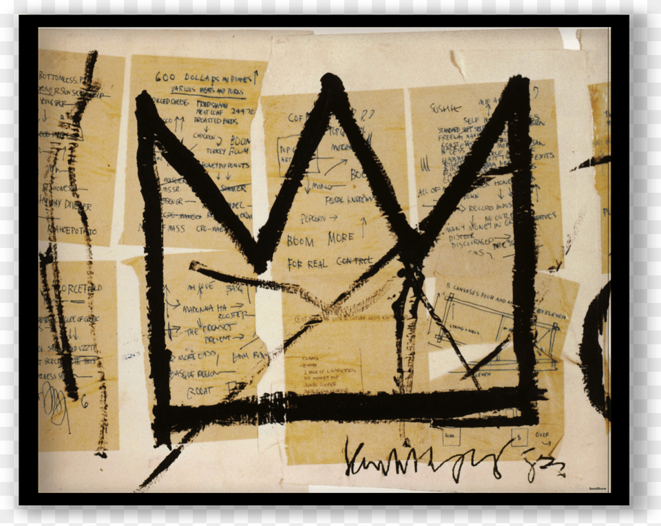 Jean Michel Basquiat Art Crown Free Transparent Png