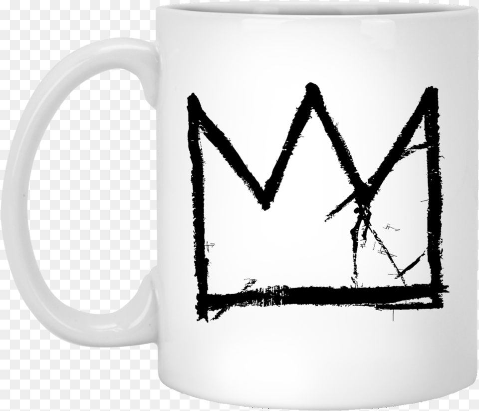 Jean Michel Basquiat Crown Mug Basquiat Paintings, Cup, Beverage, Coffee, Coffee Cup Png