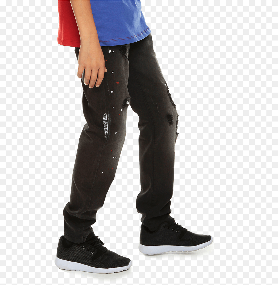 Jean Negro Para, Clothing, Pants, Footwear, Shoe Free Transparent Png