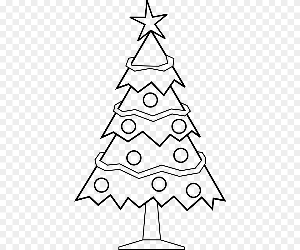 Jean Victor Balin Sapin 02 Xmas Bw, Gray Png