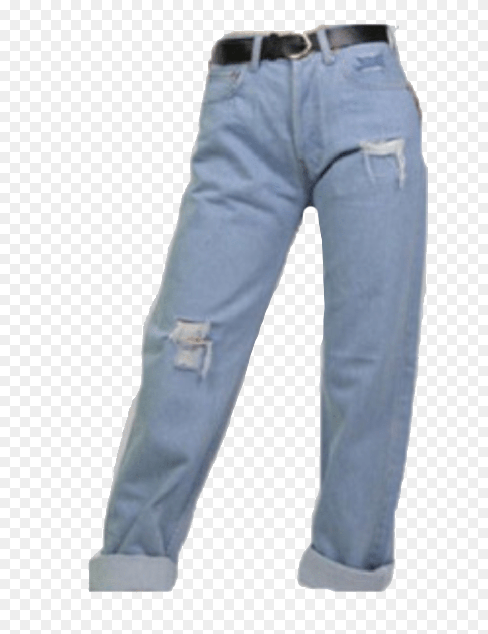 Jeans Belt Clothing Aesthetic Blue Scrunchies Tumbl Retro Aesthetic Clothes, Pants Free Png