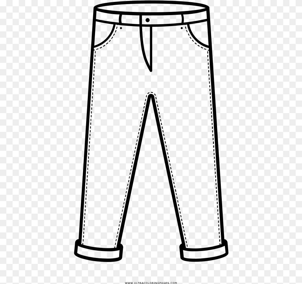 Jeans Coloring, Gray Free Png Download