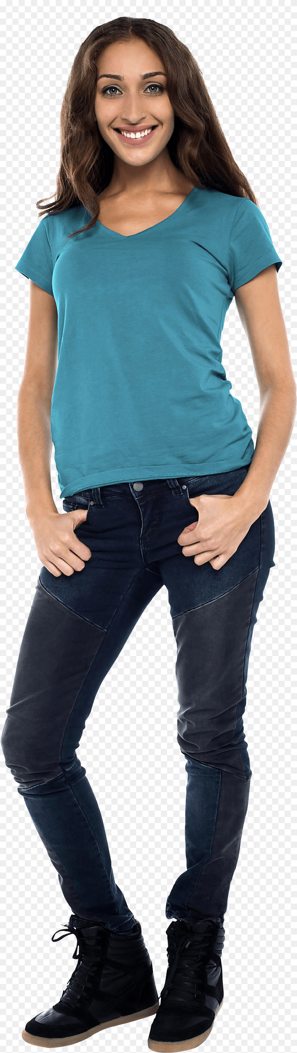 Jeans Girl Free Transparent Png