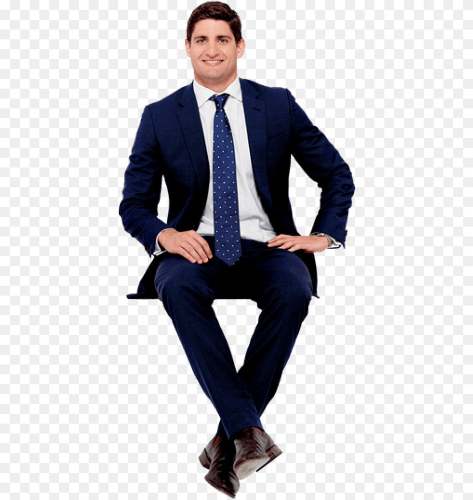 Jeans Man Sitting, Accessories, Suit, Pants, Tie Png Image