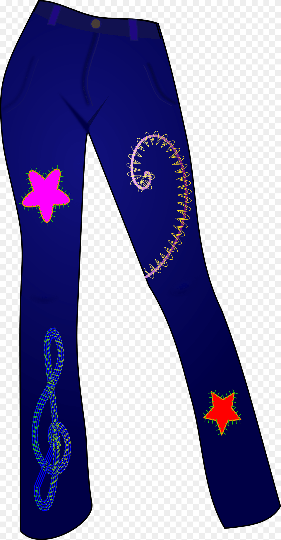 Jeans With Patterns Icons, Clothing, Pants, Person Png