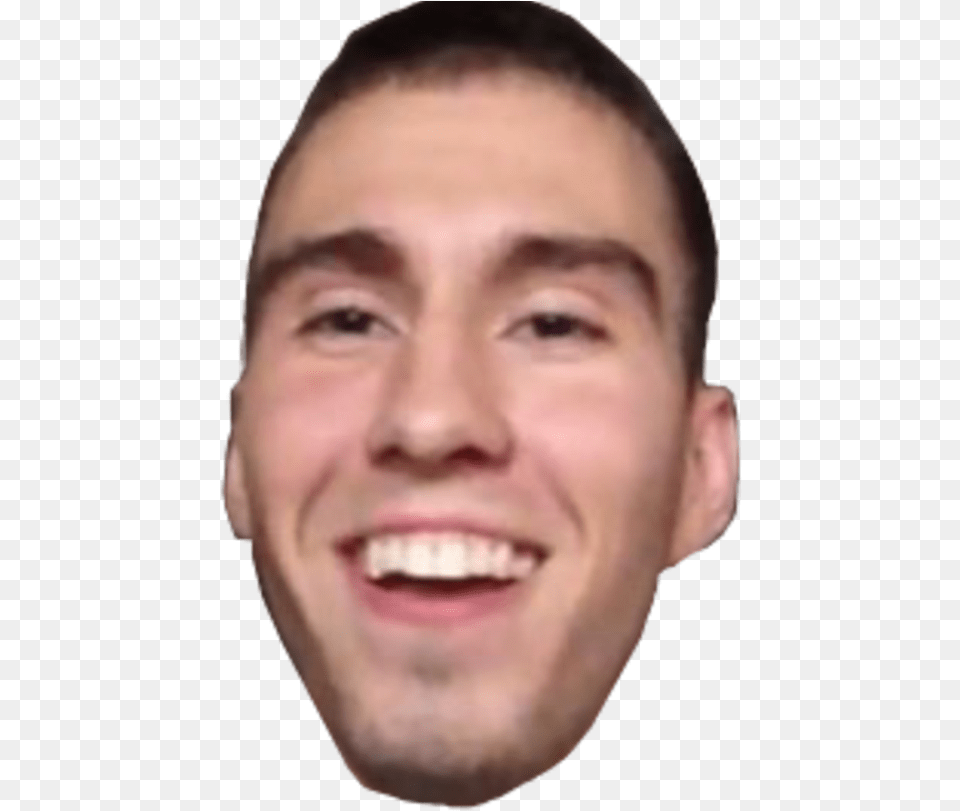 Jebaited Twitch Emote Transparent 4head Twitch Emote, Face, Happy, Head, Person Png Image