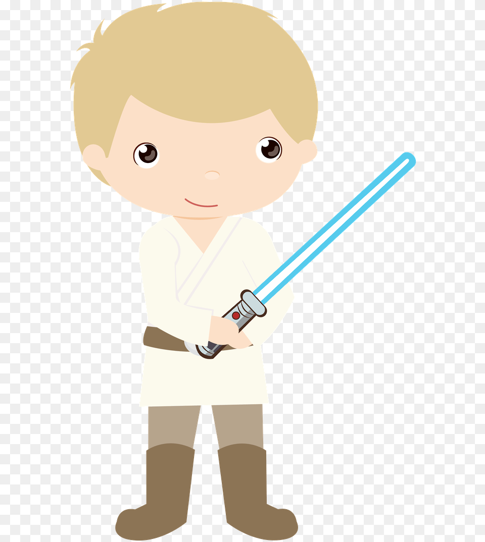 Jedi Clipart At Getdrawings Star Wars Luke Skywalker Clipart, Baby, Person, Face, Head Png Image