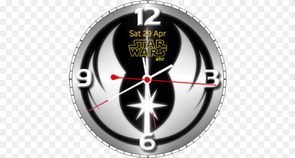 Jedi Force Star Wars Star Wars, Analog Clock, Clock, Disk Free Png Download