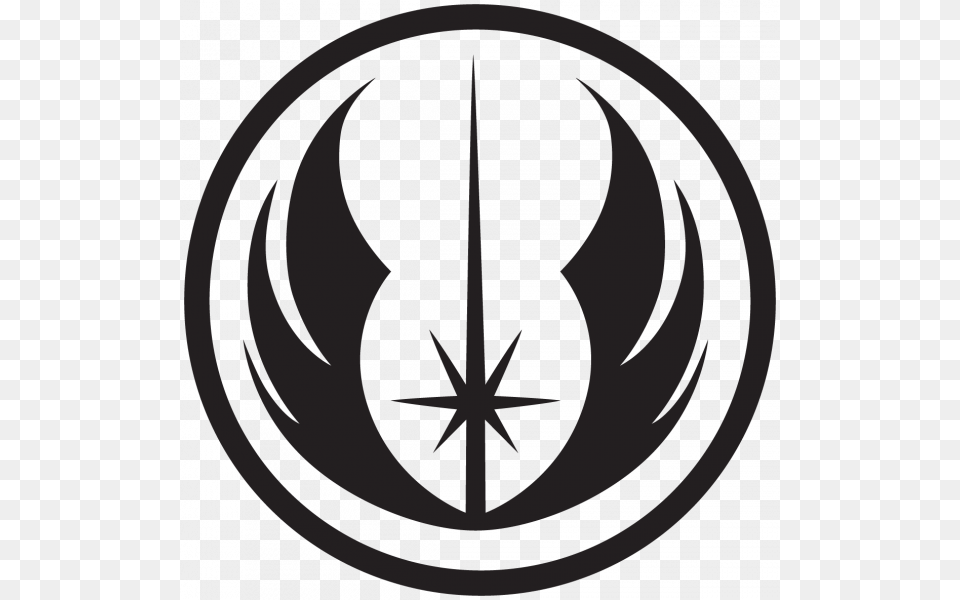 Jedi Order Symbol Star Wars Jedi Order Logo, Emblem, Weapon Free Transparent Png